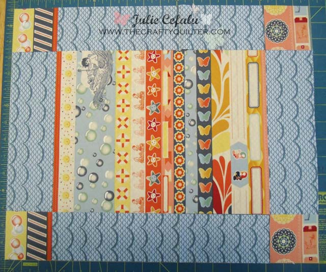 Quick and Easy Placemat Tutorial by Julie Cefalu @ The Crafty Quilter. A great way to make placemats using just 6 fat quarters!