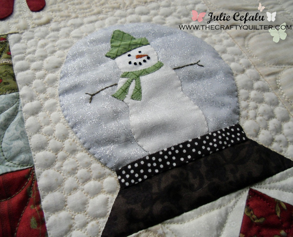 Welcome Winter Wallhanging at The Crafty Quilter