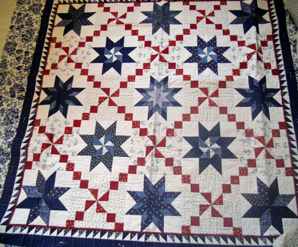 Red, white and blue stars at The Crafty Quilter