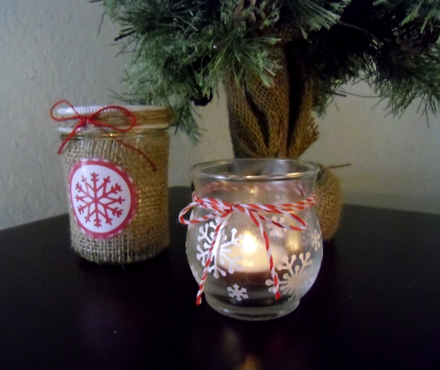 candles rustic duo