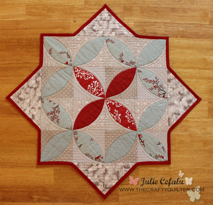 Winter Seeds Table Topper Tutorial @ The Crafty Quilter