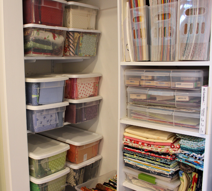 Fabric Storage @ The Crafty Quilter