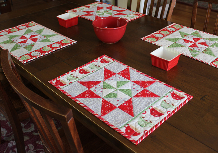 Christmas Placemats @ The Crafty Quilter