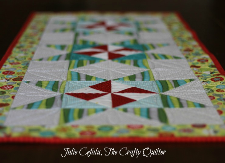 Christmas Table Runner Tutorial @ The Crafty Quilter