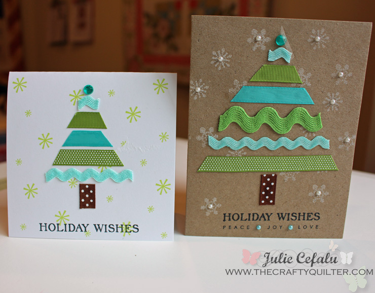 Handmade Christmas Cards @ The Crafty Quilter