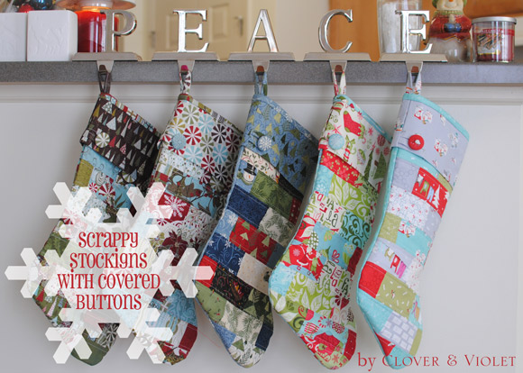 Scrappy stockings @ Clover & Violet
