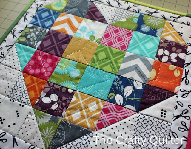 Color My Heart Quilt by The Crafty Quilter