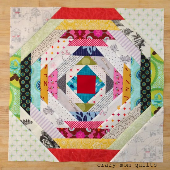 Paperless Pineapple Block from Crazy Mom Quilts