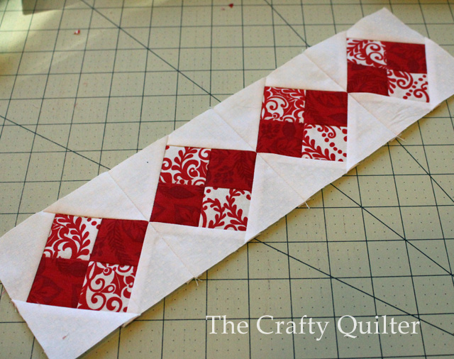 Nordic Mini QAL, Row 3 @ The Crafty Quilter