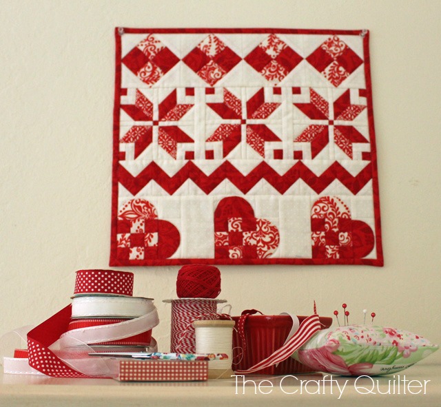 Nordic Mini Quilt @ The Crafty Quilter