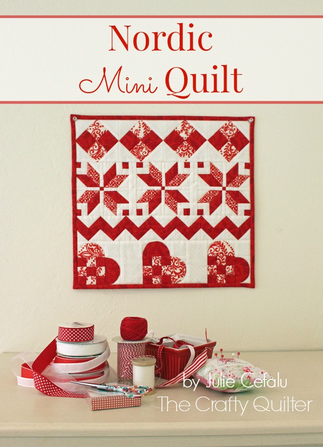 Nordic Mini Quilt @ The Crafty Quilter