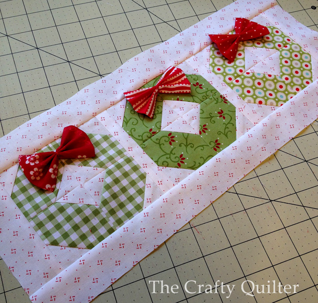 Christmas wreaths by Julie Cefalu @ the Crafty Quilter