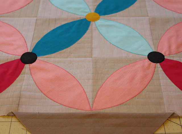 Basting & Quilting Lesson @ The Crafty Quilter. Part of the Spring Petals Quilt Along