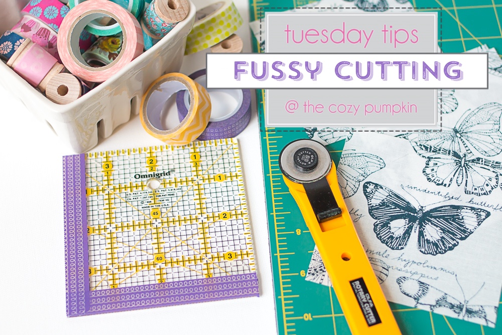 fussy cutting tips