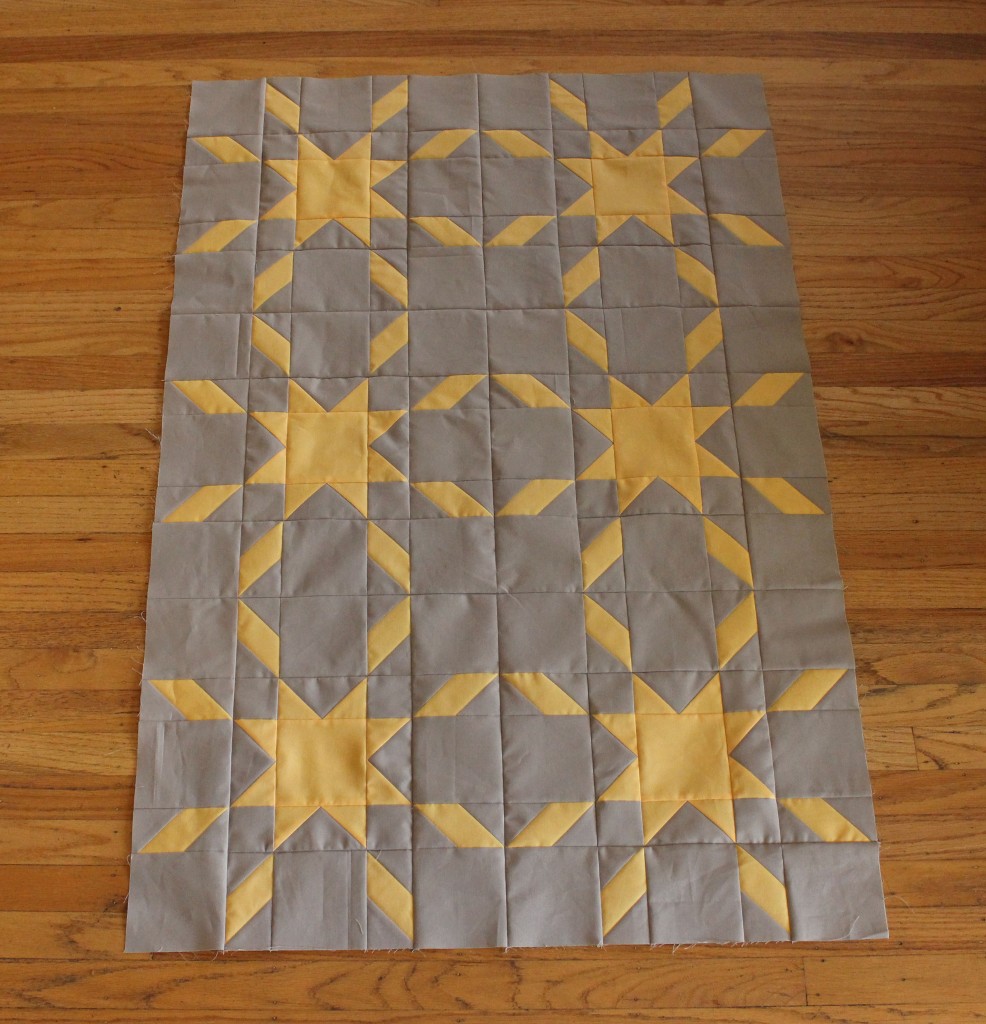 Star Crossed baby quilt by Julie Cefalu @ The Crafty Quilter