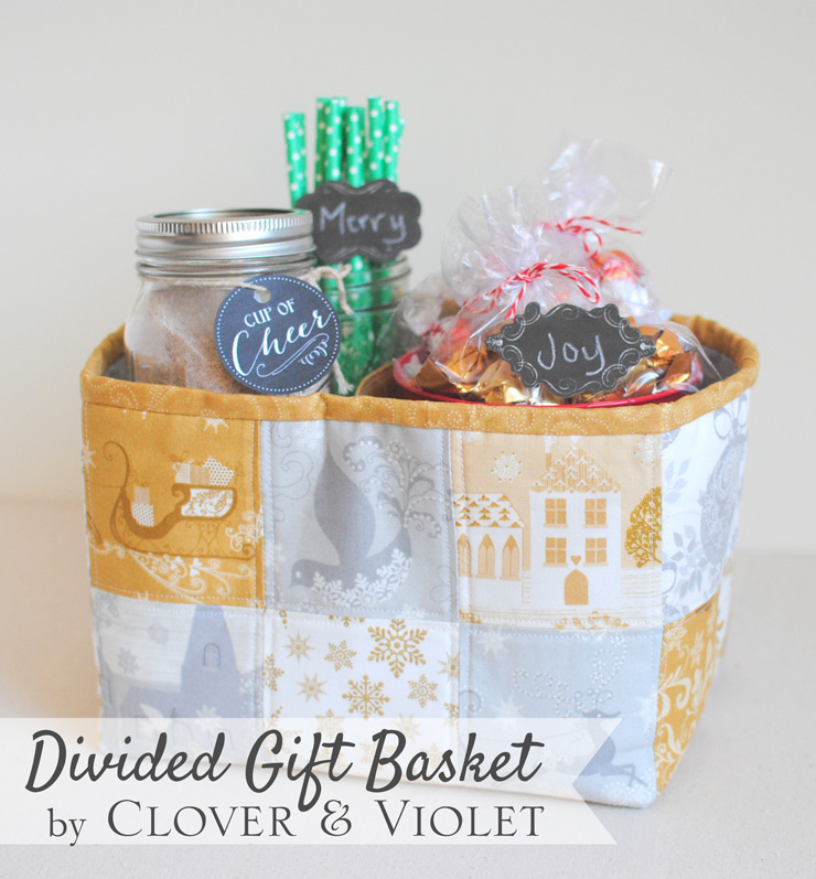 Divided Gift Basket @ Clover & Violet