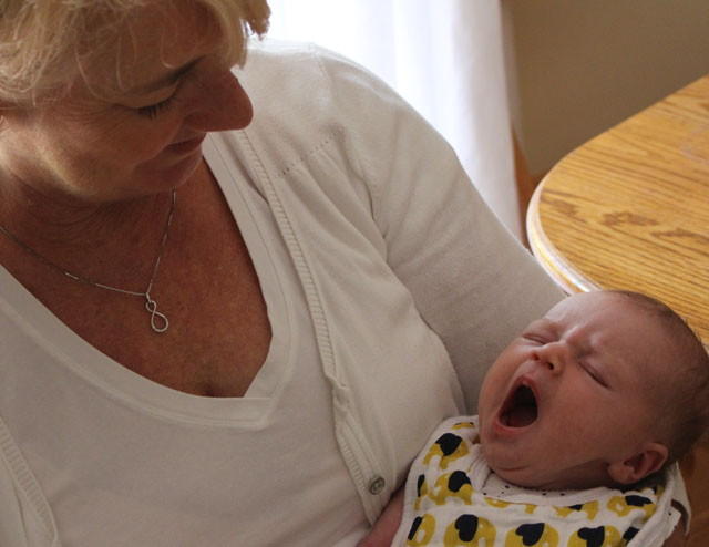 yawning for grandma