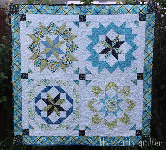 Supersized Stars Quilt made by Julie Cefalu; my April 2016 UFO completed