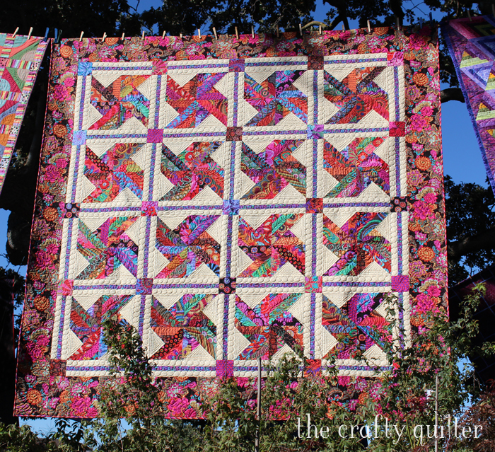 Quilting in the Garden, 2016, pictures taken by Julie Cefalu at The Crafty Quilter