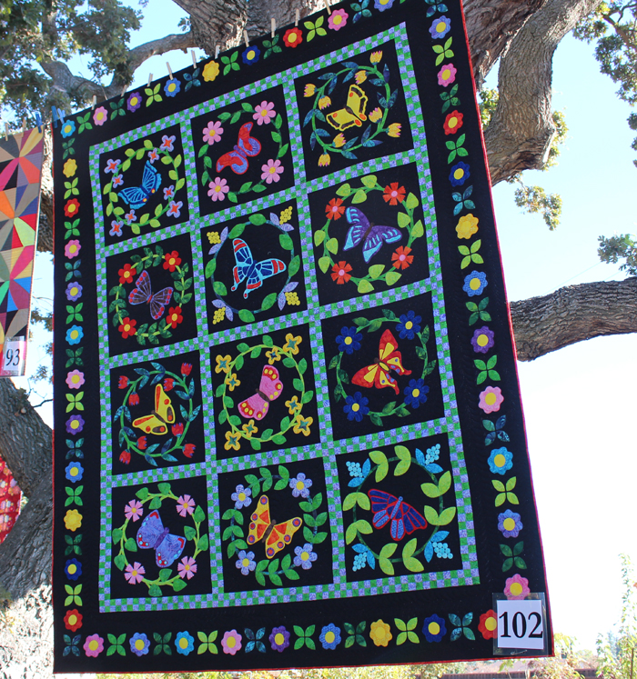 Quilting in the Garden, 2016, photos taken by Julie Cefalu at The Crafty Quilter