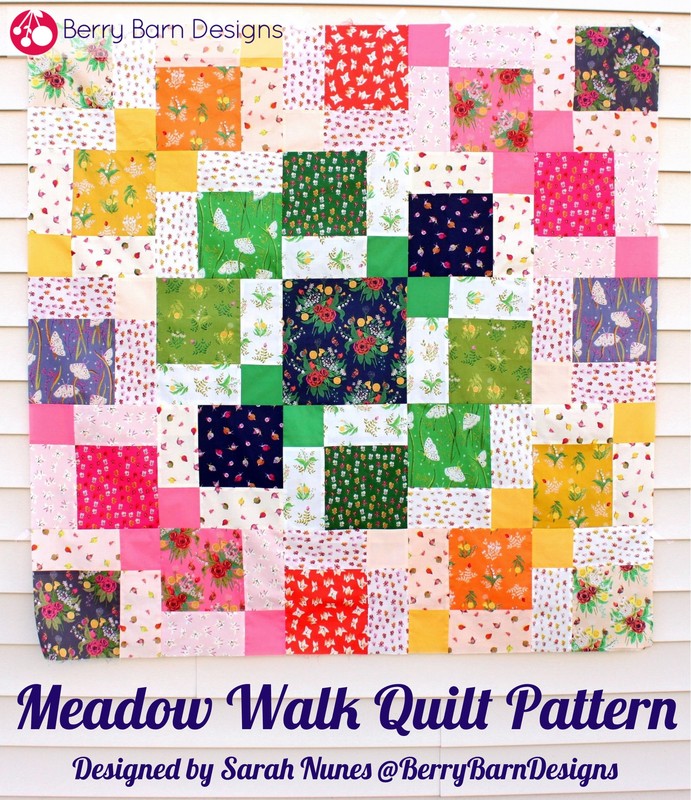 Meadow Walk Quilt Pattery by Sarah Nunes @ Berry Barn Designs