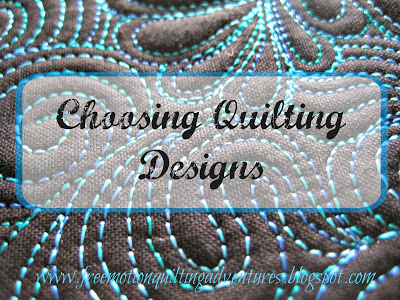 How to Choose Quilting Designs @ Amy's Free Motion Quilting Adventures