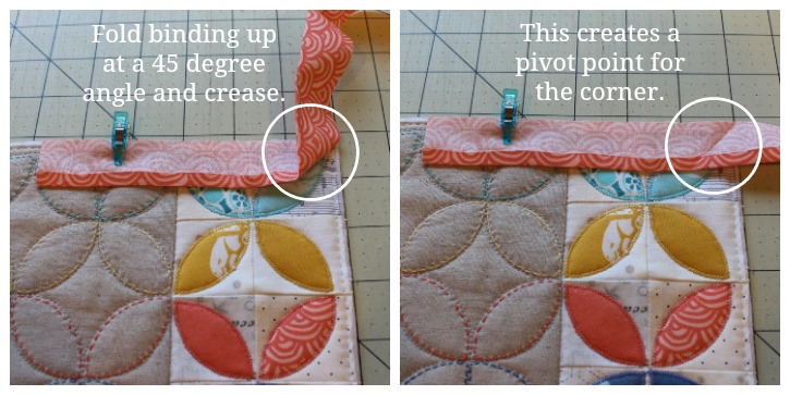 Check out these mug rug binding tips from The Crafty Quilter that will make your next mini quilt project a breeze!