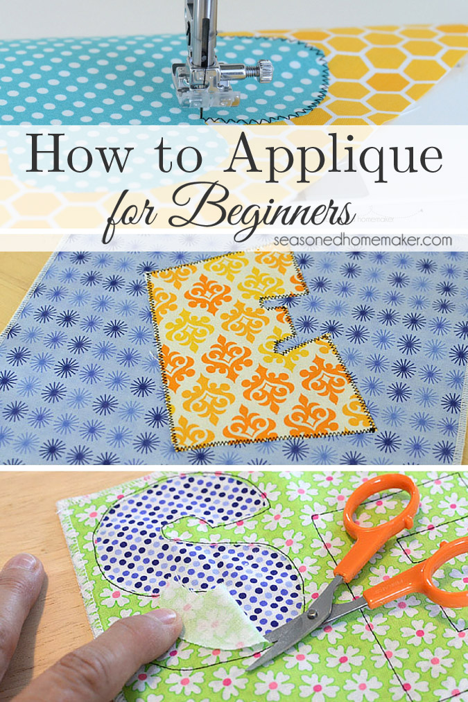How to Applique for Beginners @ Seasoned Homemaker