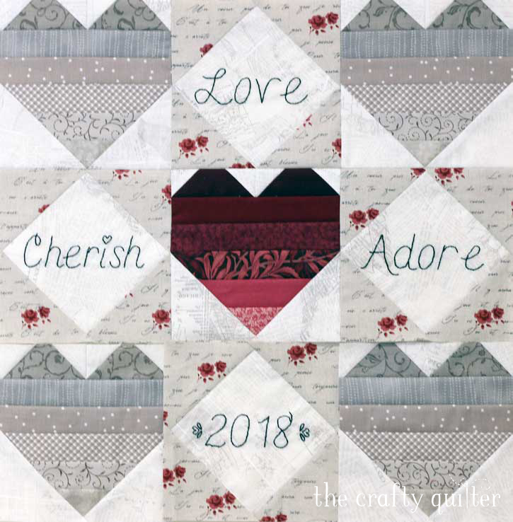 Quilted heart projects:  Ombre love tutorial coming soon @ The Crafty Quilter