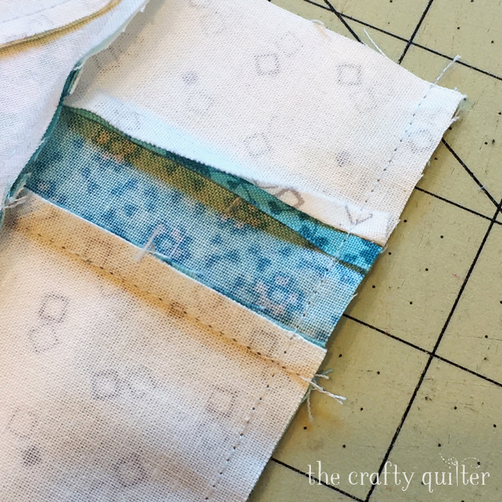 How to fix and prevent flipped seam allowances. It's easy! @ The Crafty Quilter