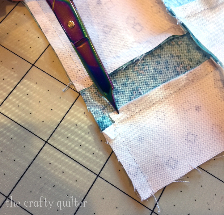 How to fix and prevent flipped seam allowances. It's easy! @ The Crafty Quilter