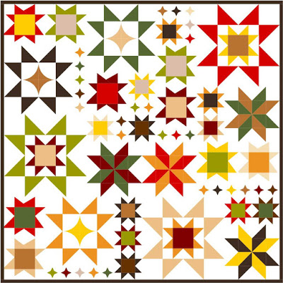 Seeing Stars Quilt Along @ Happy Quilting