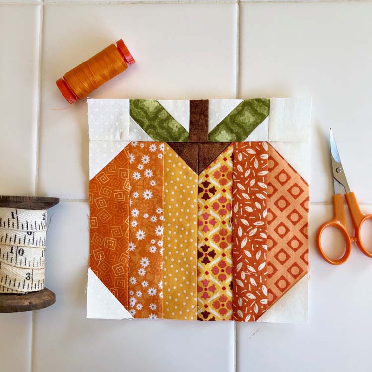 Block 20 from the Patchsmith Sampler Sew Along; made by Julie Cefalu @ The Crafty Quilter