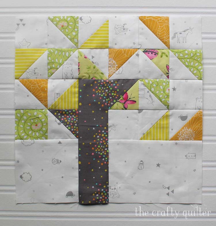 Willow Tree block from the Heartland Heritage BOM.  Made by Julie Cefalu @ The Crafty Quilter