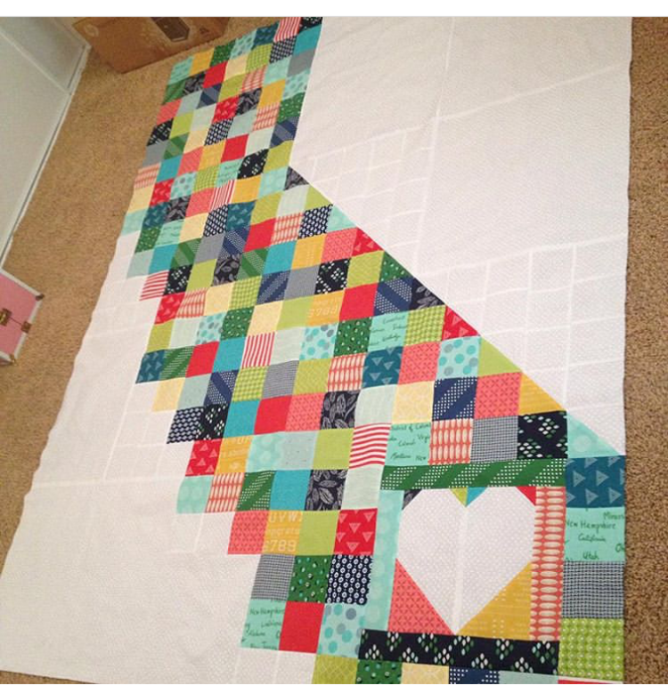 My California Home Quilt Pattern by Beth Bryant; All proceeds are donated to the California Wildfire Relief Fund
