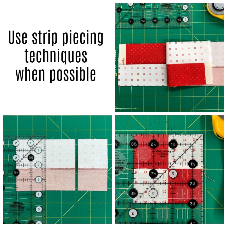 8 tips to create the perfect quilt block. Being able to produce quilt blocks that are accurate makes it so much easier to create a quilt top when all of the puzzle pieces fit! Julie @ The Crafty Quilter shares her tips so you can experience that too.