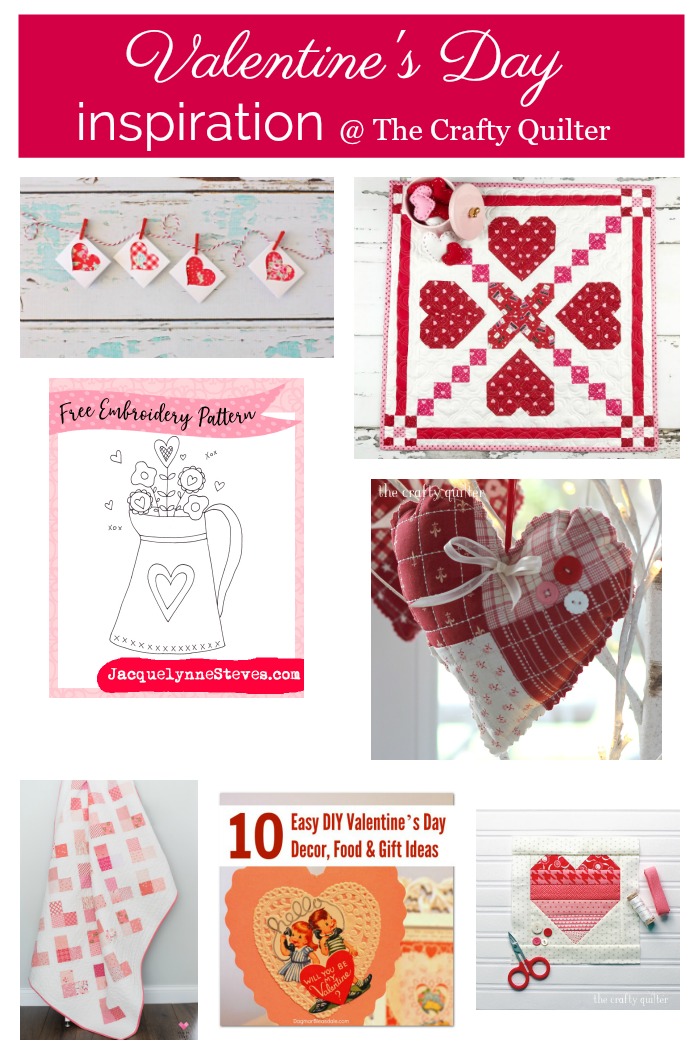 Valentine's Day Project to Make & Inspiration @ The Crafty Quilter