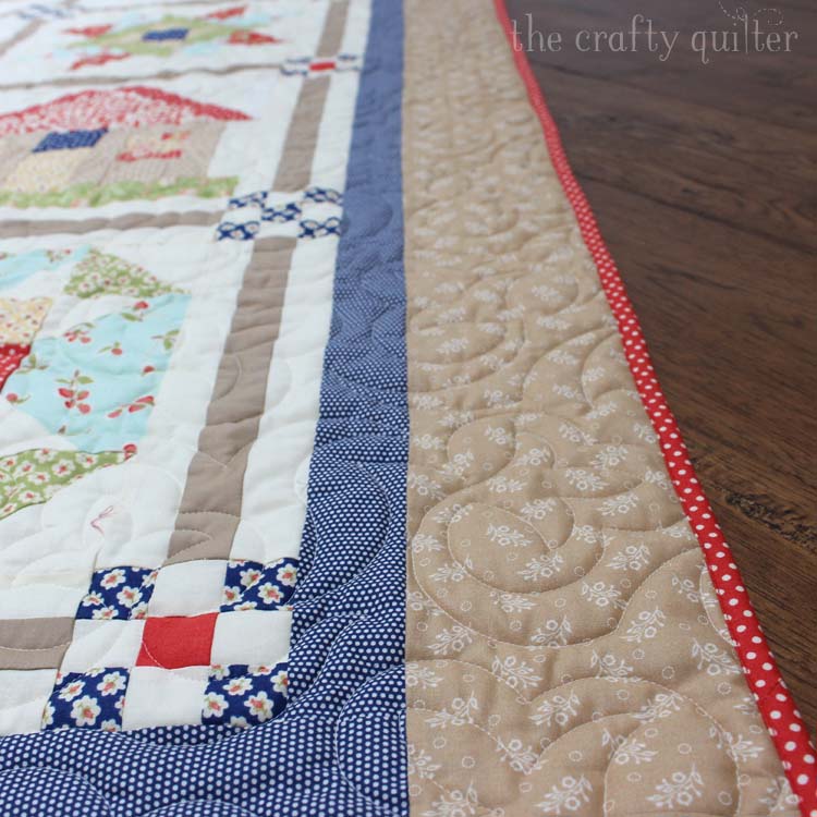 2013 Fat Quarter Shop Mystery BOM quilt finished! Made by Julie Cefalu @ The Crafty Quilter