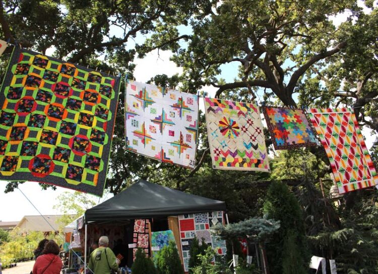 Quilting in the Garden, 2019.  Photo tour by Julie Cefalu @ The Crafty Quilter