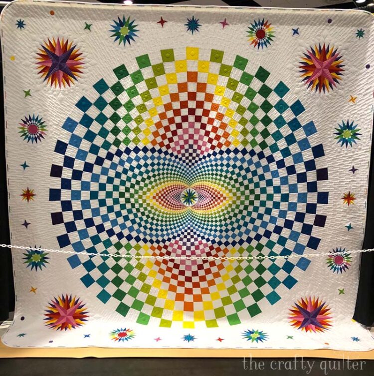 Celebrate by Clementine Buzick and Beth Nufer at PIQF 2019. Photo by Julie Cefalu at The Crafty Quilter.