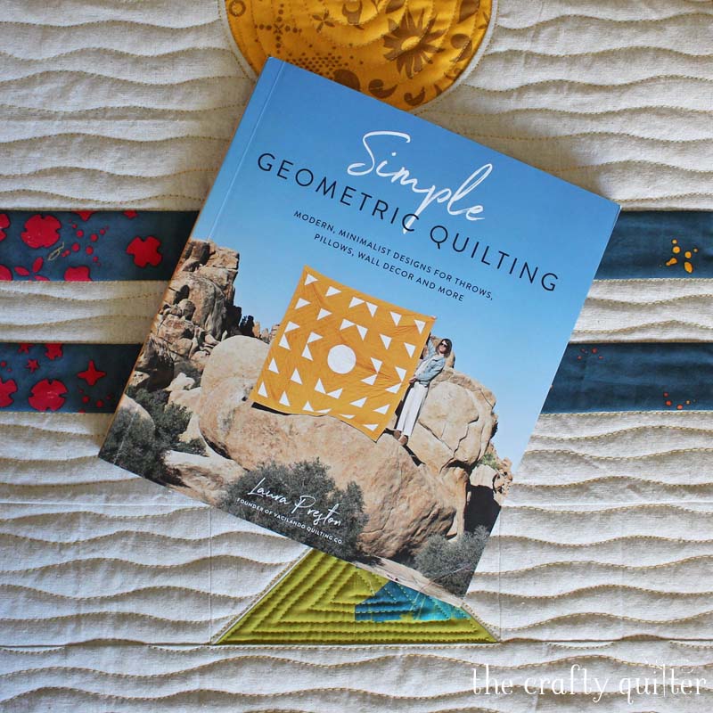 Simple Geometric Quilting, a book review by Julie Cefalu @ The Crafty Quilter