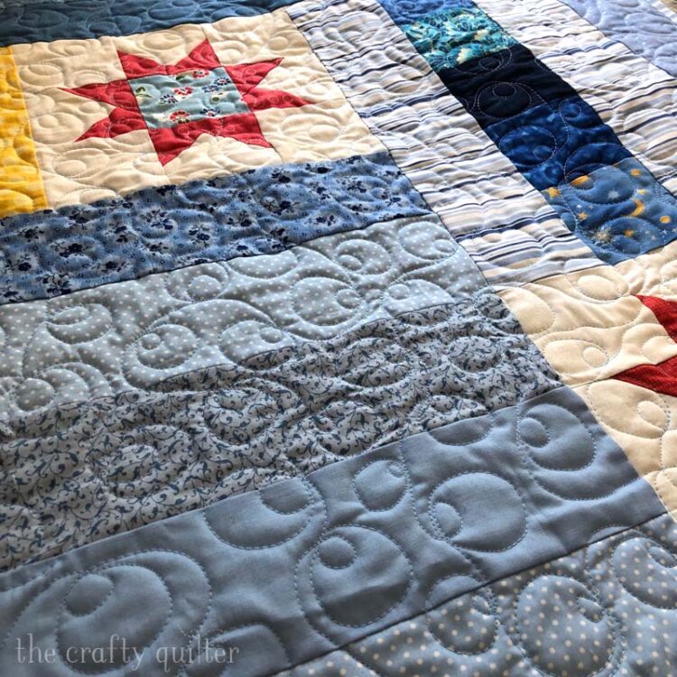 Quilt made by Julie Cefalu.  Designed by Terri of Sweet Treasures Quilting for her Kindness Project on Instagram.