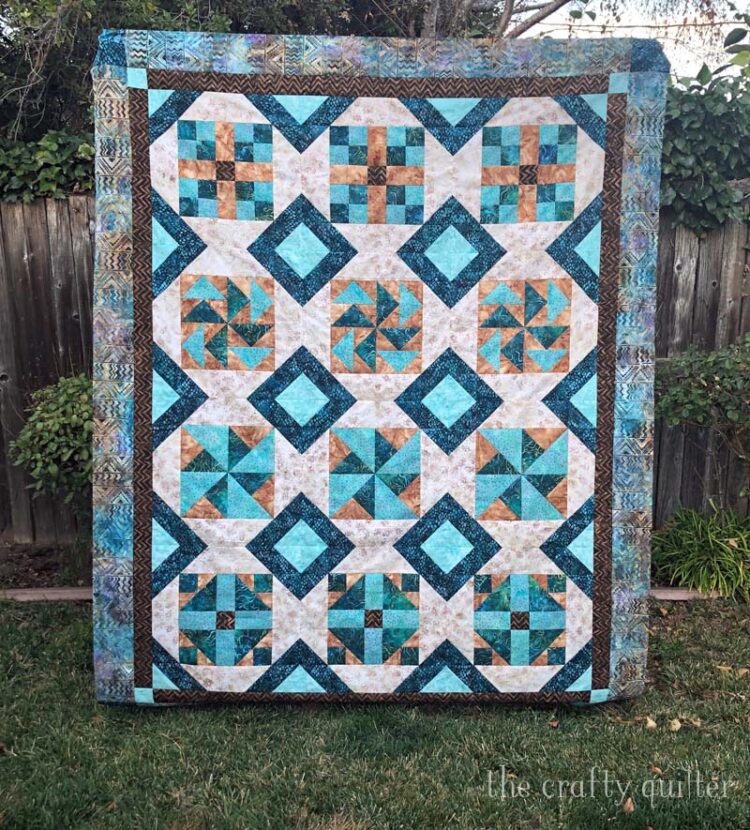 Possibilities Quilt Pattern designed and made by Julie Cefalu @ The Crafty Quilter