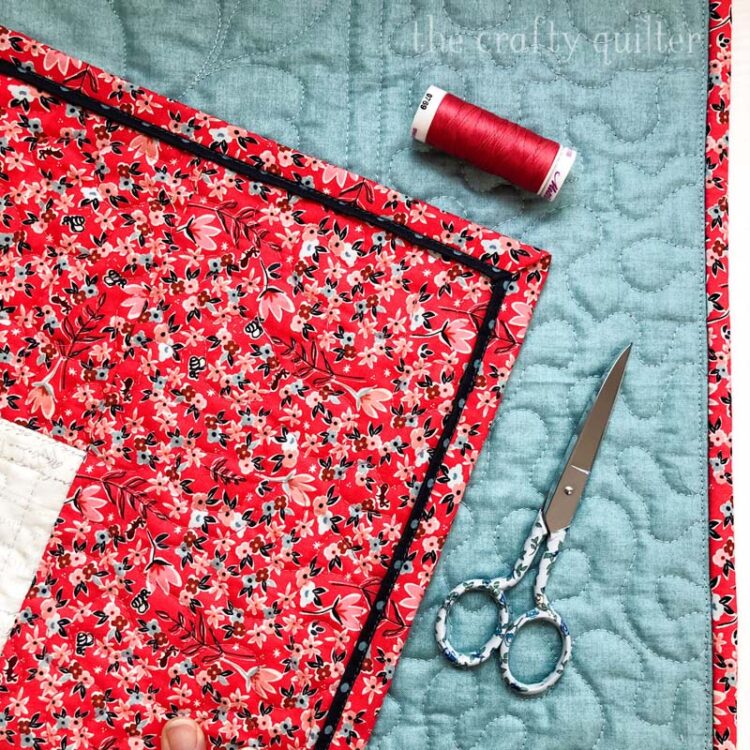 Flange binding is a great accent to your quilt's edge!