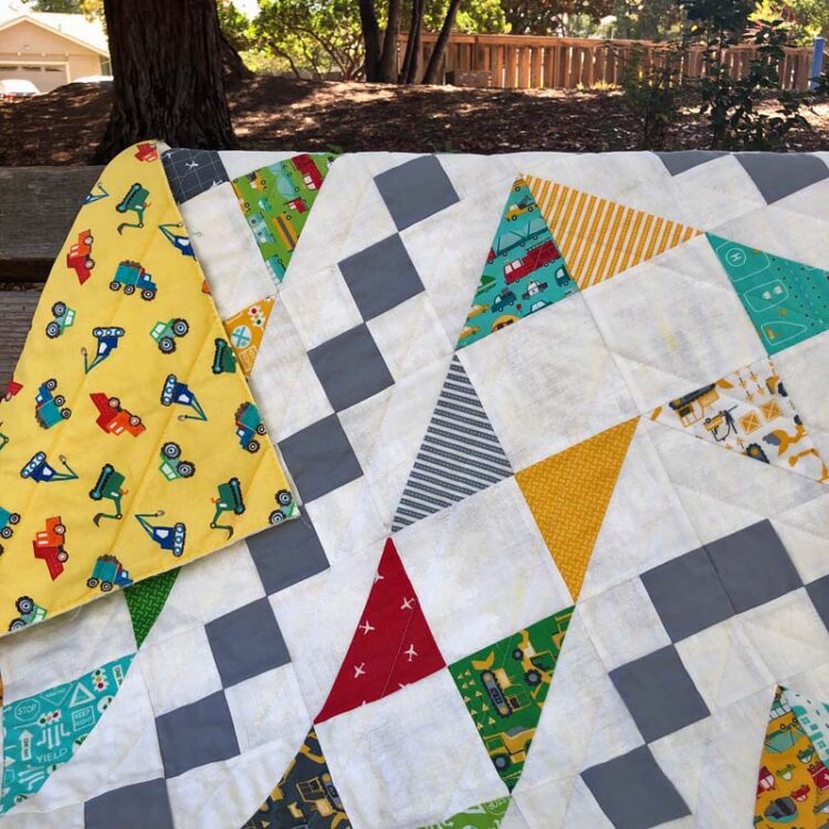 Bowtie Quilt made by Julie Cefalu - from the book Just One Charm Pack Quilts by Cheryl Brickey