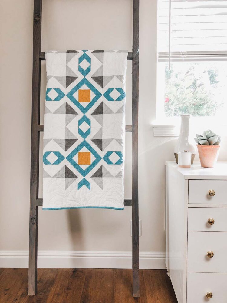 Arrow Stone Quilt Pattern is now available!  Designed and made by Julie Cefalu @ The Crafty Quilter.