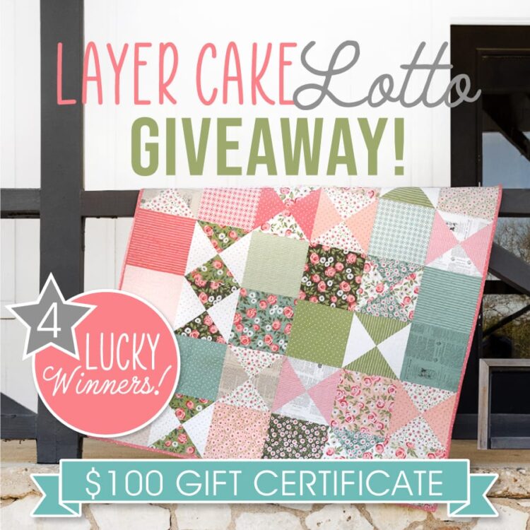 Celebrate National Quilting Day with Fat Quarter Shop and their Layer Cake Lotto!