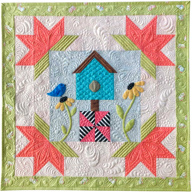 Spring Is For The Birds free pattern by Julie Cefalu @ The Crafty Quilter