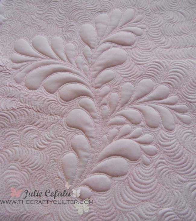 Quilted Feather from The Crafty Quilter