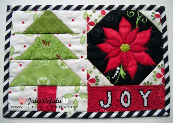 Holiday Mug Rug Tutorial